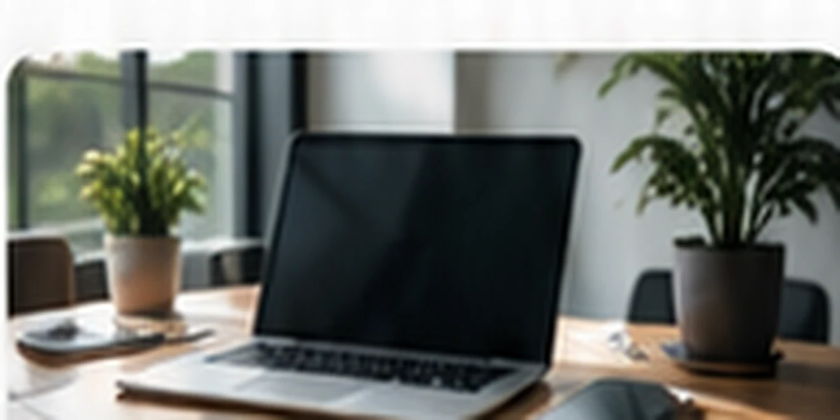 Modern digital accounting workspace with laptop for Making Tax Digital guidance
